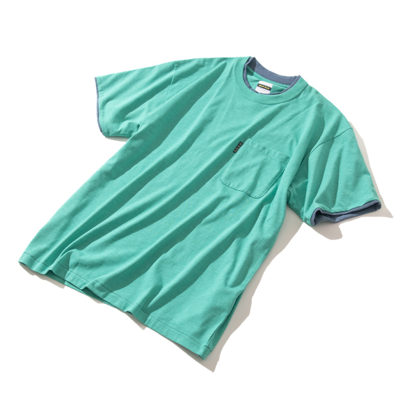 レイヤーネック アスレチック Tシャツ | BLUE BLUE | ブルーブルー