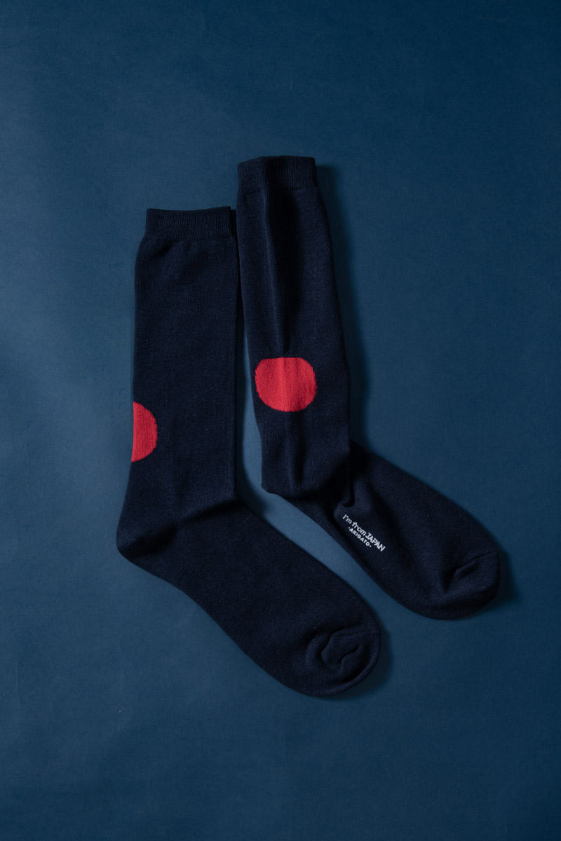 JAPAN FLAG バックスタイルソックス