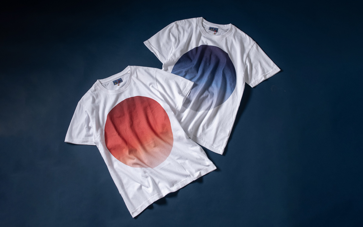 オオマルグラデーション ショートスリーブ Ｔシャツ