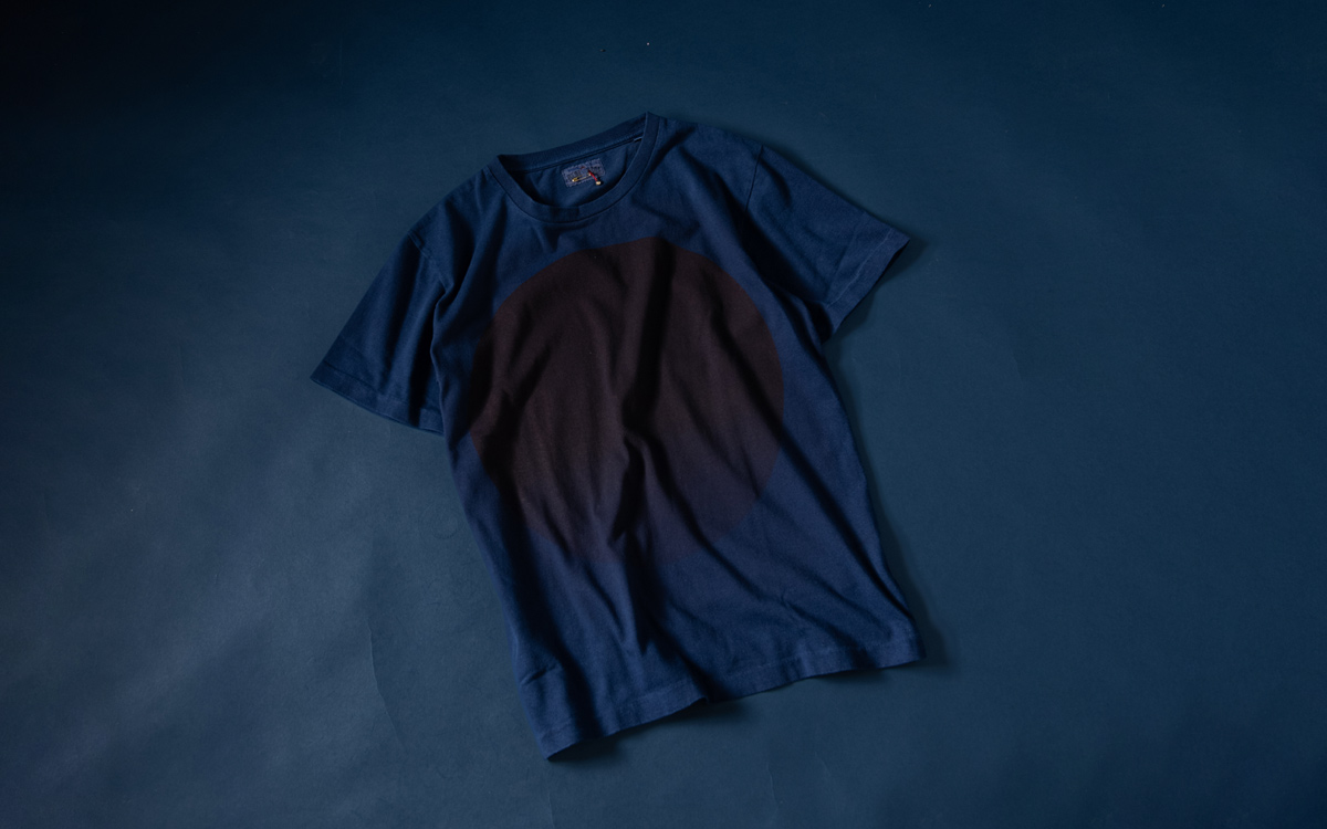 REWORK オオマルインディゴ ショートスリーブTシャツ