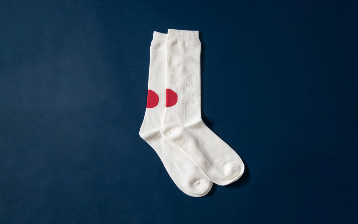 JAPAN FLAG バックスタイルソックス
