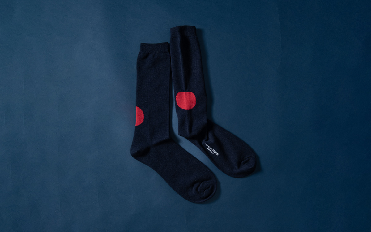 JAPAN FLAG バックスタイルソックス