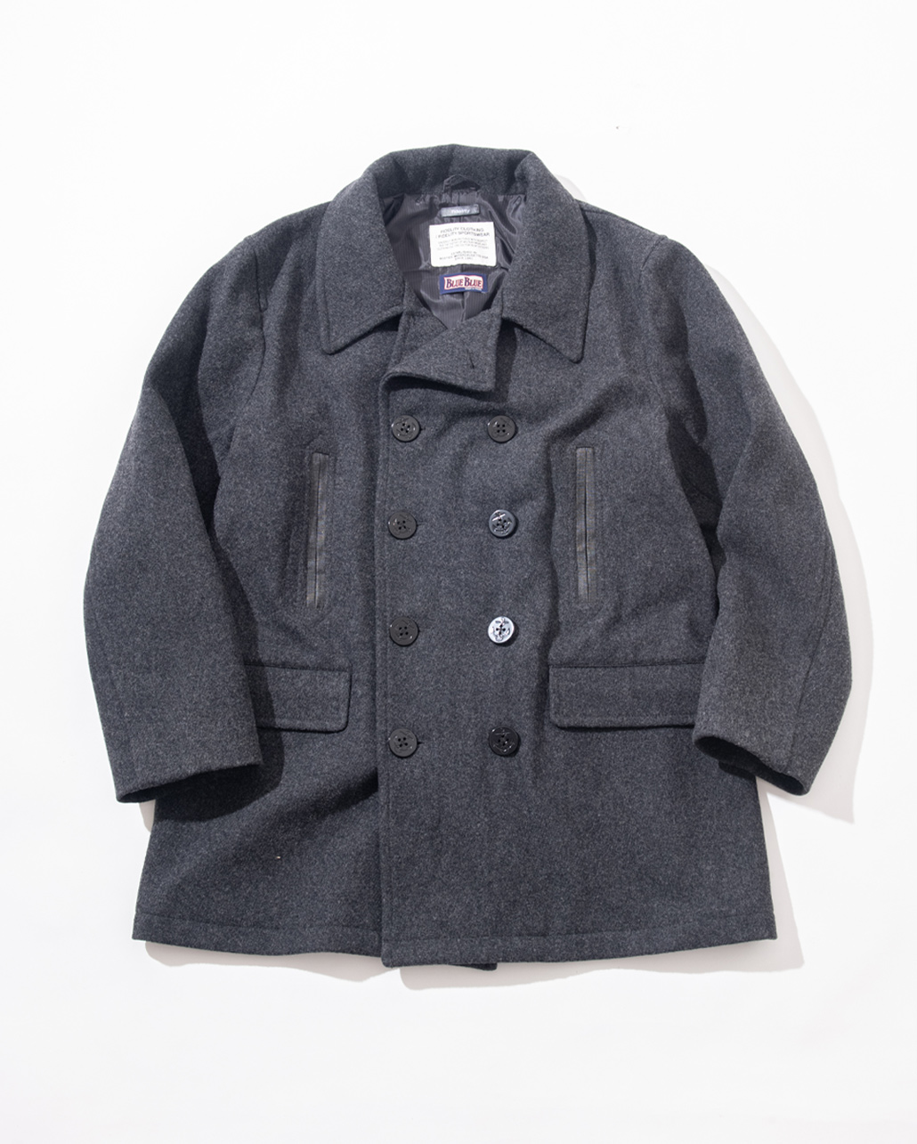FIDELITY × BLUE BLUE 10BUTTON P-COAT　シルエット | BLUE BLUE | ブルーブルー
