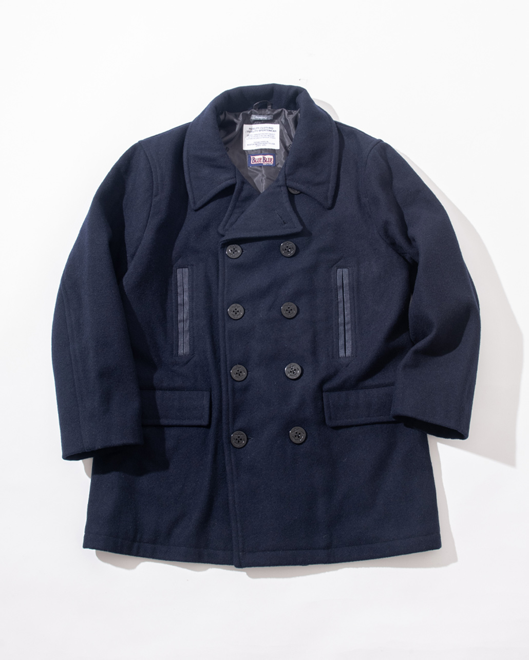 FIDELITY × BLUE BLUE 10BUTTON P-COAT　シルエット | BLUE BLUE | ブルーブルー