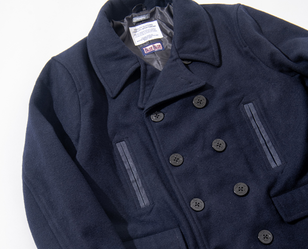 FIDELITY × BLUE BLUE 10BUTTON P-COAT　マテリアル | BLUE BLUE | ブルーブルー