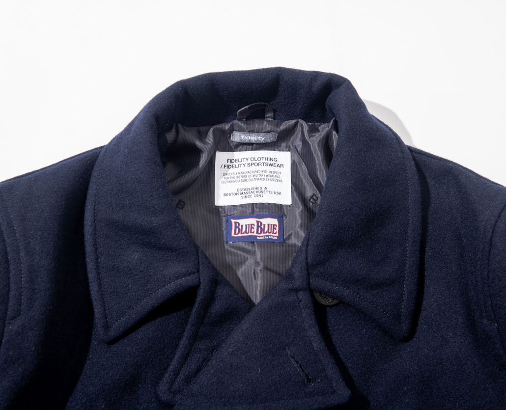 FIDELITY × BLUE BLUE 10BUTTON P-COAT　エクスクルーシブ | BLUE BLUE | ブルーブルー