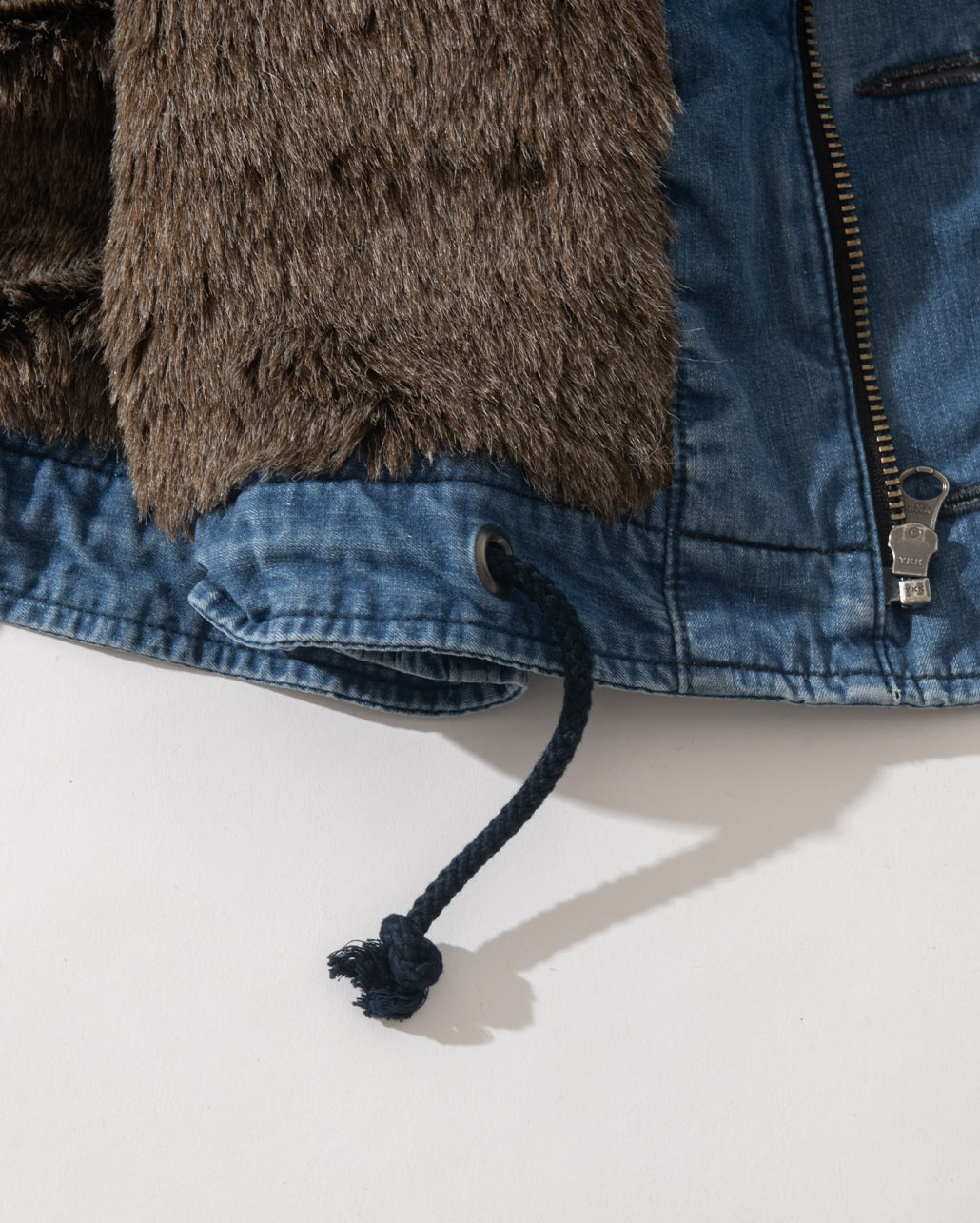 JACQUARD DENIM VINTAGE WASH DECK JACKET　シルエット/ディティール | BLUE BLUE | ブルーブルー
