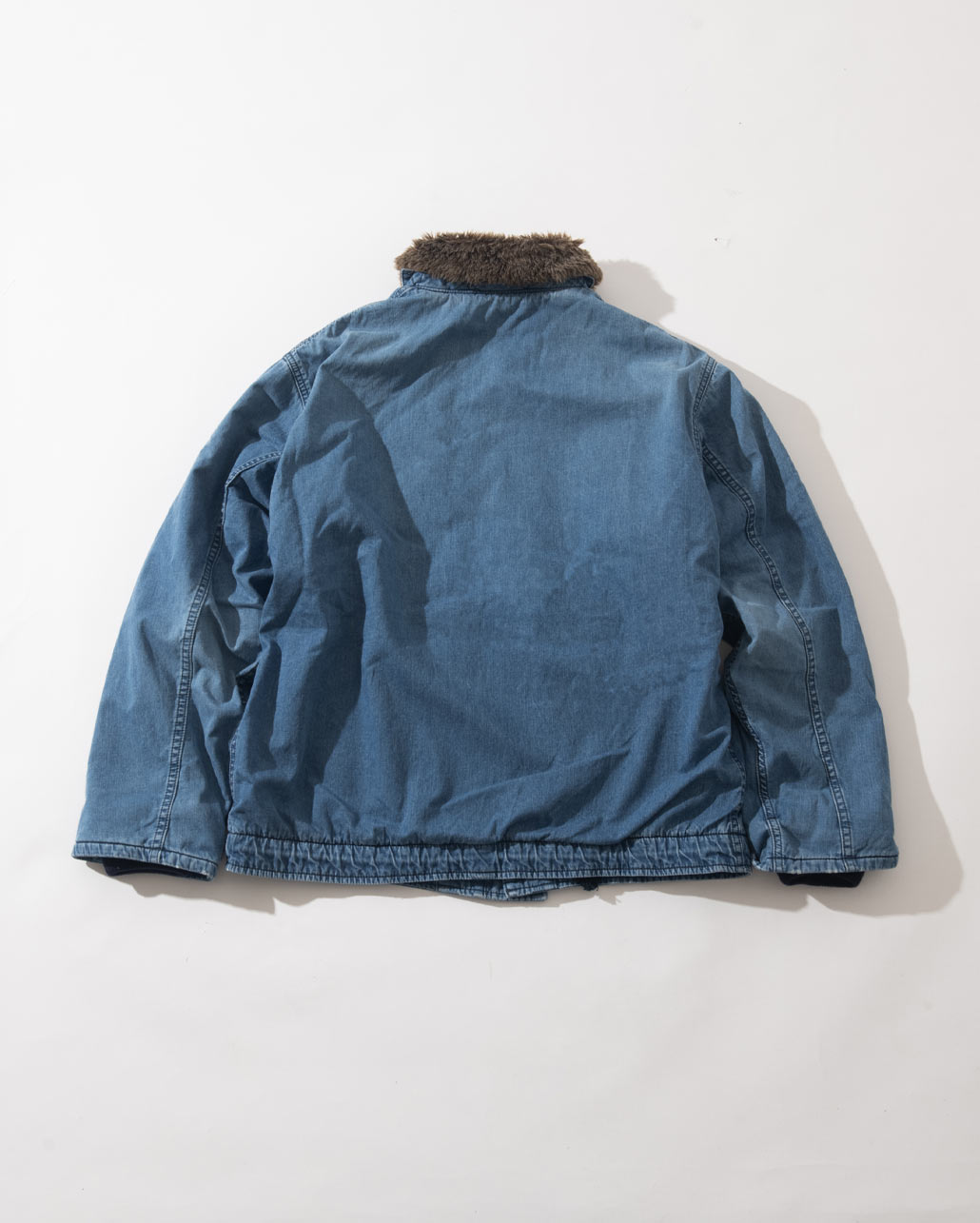 JACQUARD DENIM VINTAGE WASH DECK JACKET　マテリアル | BLUE BLUE | ブルーブルー