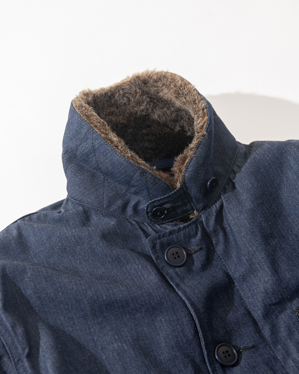 JACQUARD DENIM DECK JACKET　シルエット/ディティール  | BLUE BLUE | ブルーブルー