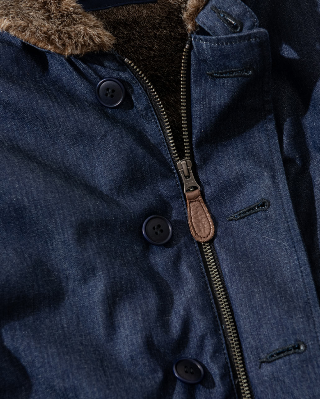 JACQUARD DENIM DECK JACKET　シルエット/ディティール  | BLUE BLUE | ブルーブルー