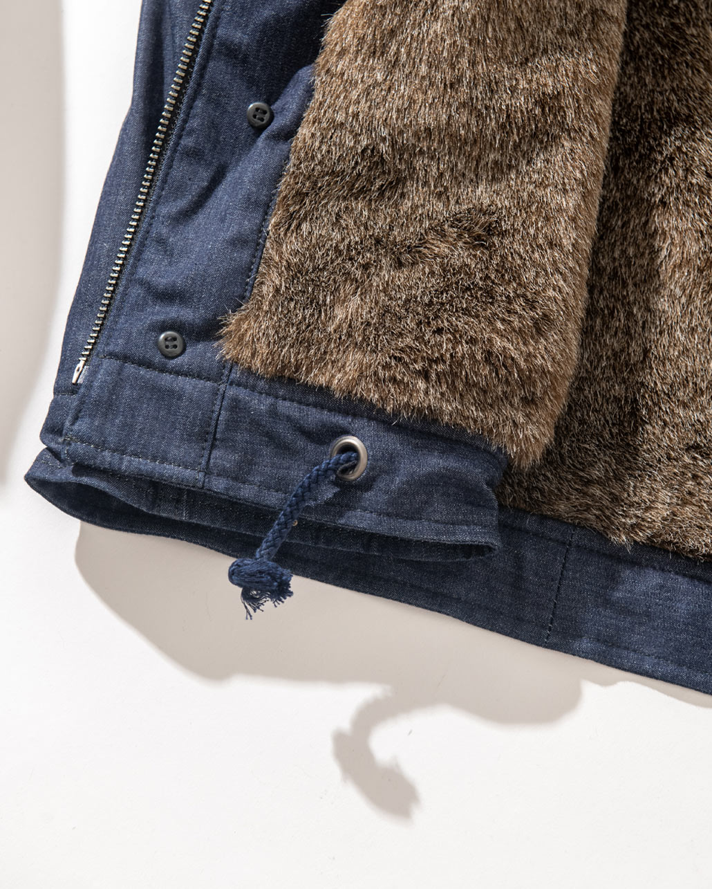 JACQUARD DENIM DECK JACKET　シルエット/ディティール  | BLUE BLUE | ブルーブルー
