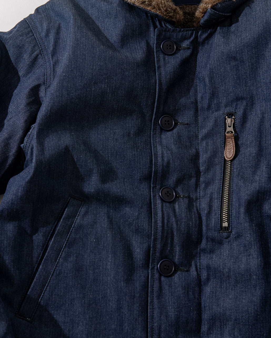 JACQUARD DENIM DECK JACKET　マテリアル | BLUE BLUE | ブルーブルー