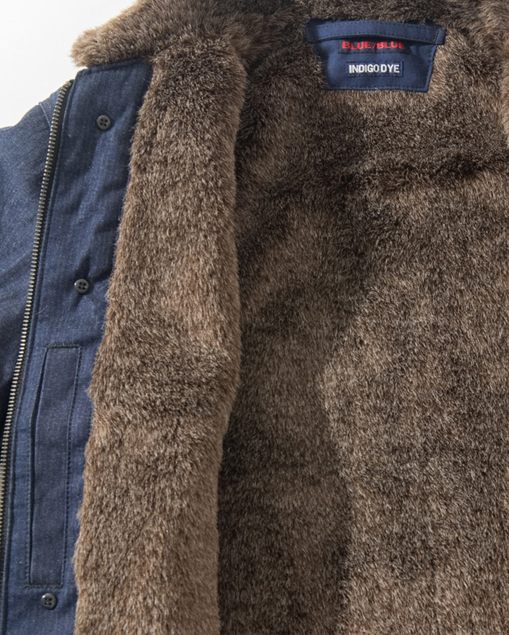 JACQUARD DENIM DECK JACKET　マテリアル | BLUE BLUE | ブルーブルー
