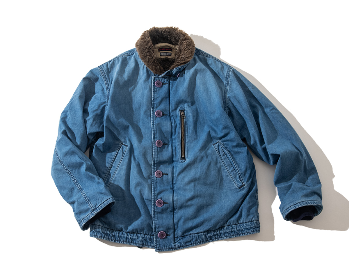 JACQUARD DENIM DECK JACKET PREORDER | BLUE BLUE | ブルーブルー