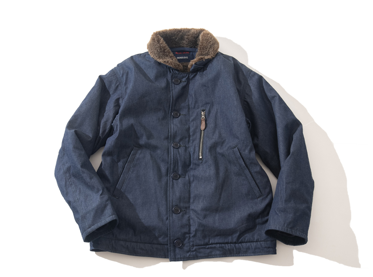 JACQUARD DENIM DECK JACKET PREORDER | BLUE BLUE | ブルーブルー