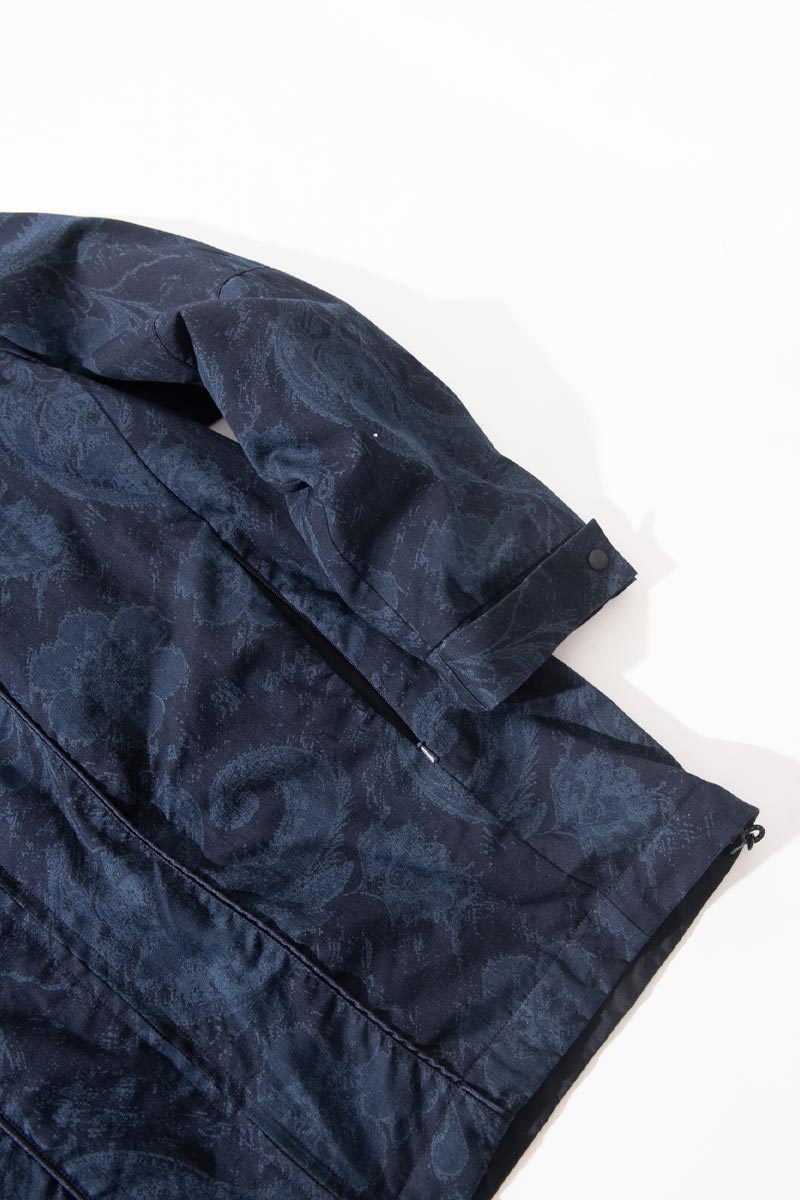 INDIGO NYLON SATIN TUJI GA HANA SERIES | BLUE BLUE JAPAN