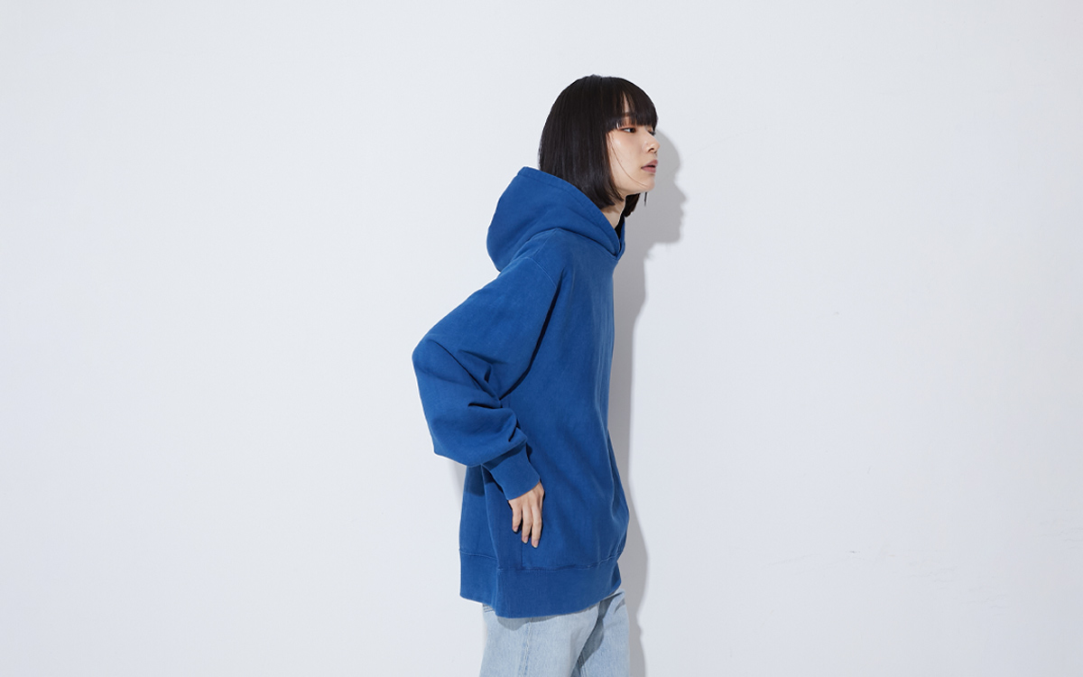 オーガニックウラケ テゾメ スウェットプルフーディ