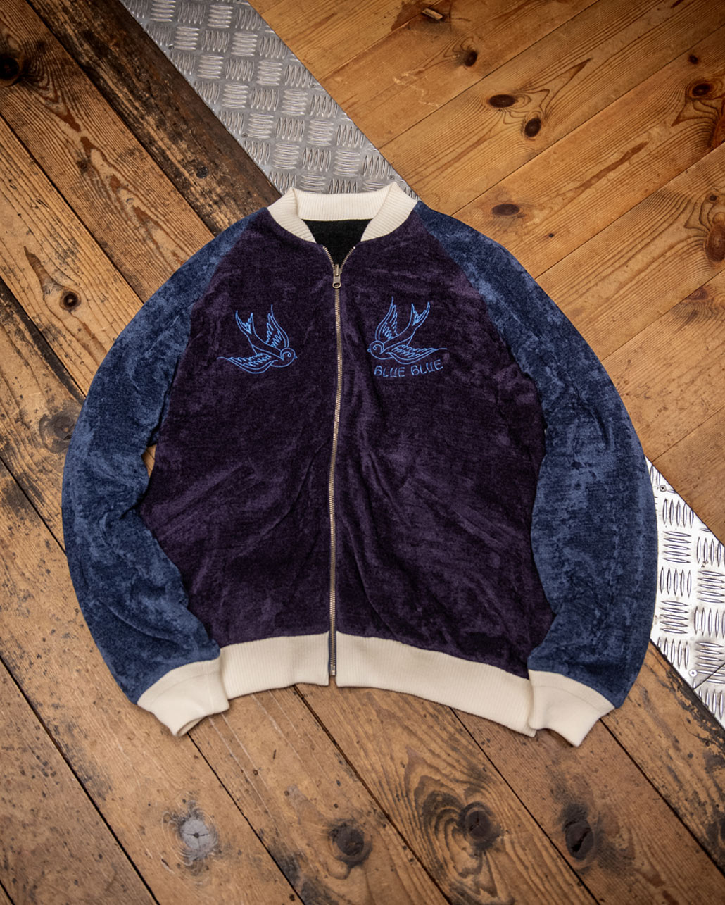 MALL KNIT EMBROIDERY SUKAJAN　シルエット/ディティール | BLUE BLUE | ブルーブルー