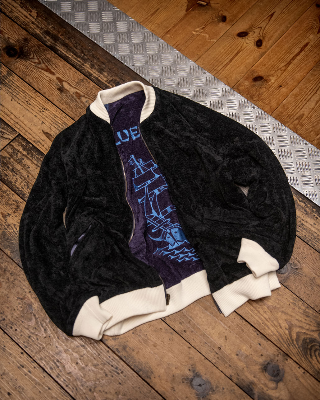MALL KNIT EMBROIDERY SUKAJAN　シルエット/ディティール | BLUE BLUE | ブルーブルー