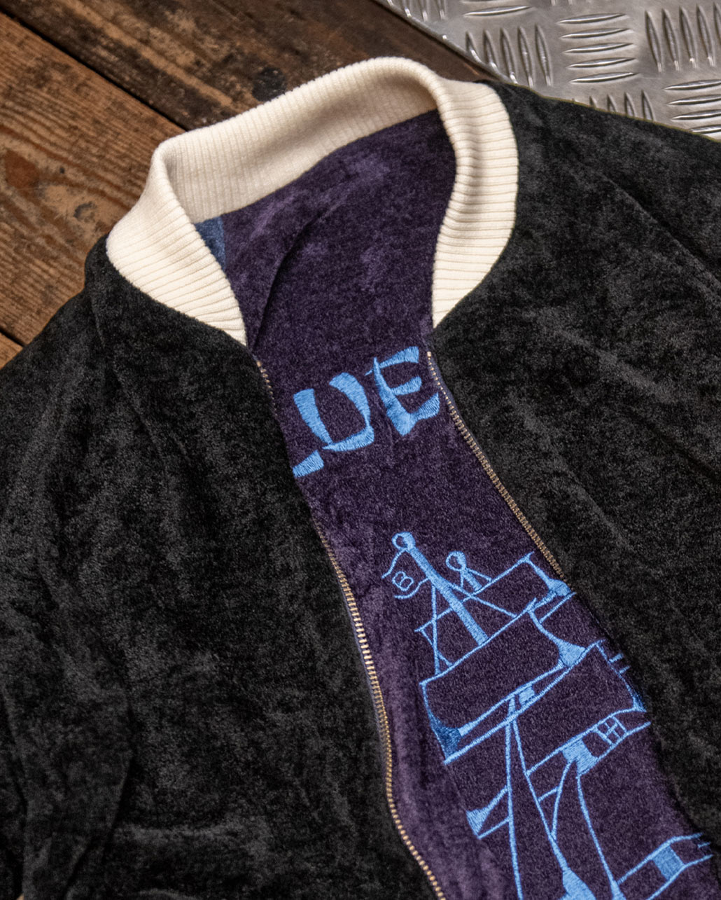 MALL KNIT EMBROIDERY SUKAJAN　マテリアル | BLUE BLUE | ブルーブルー