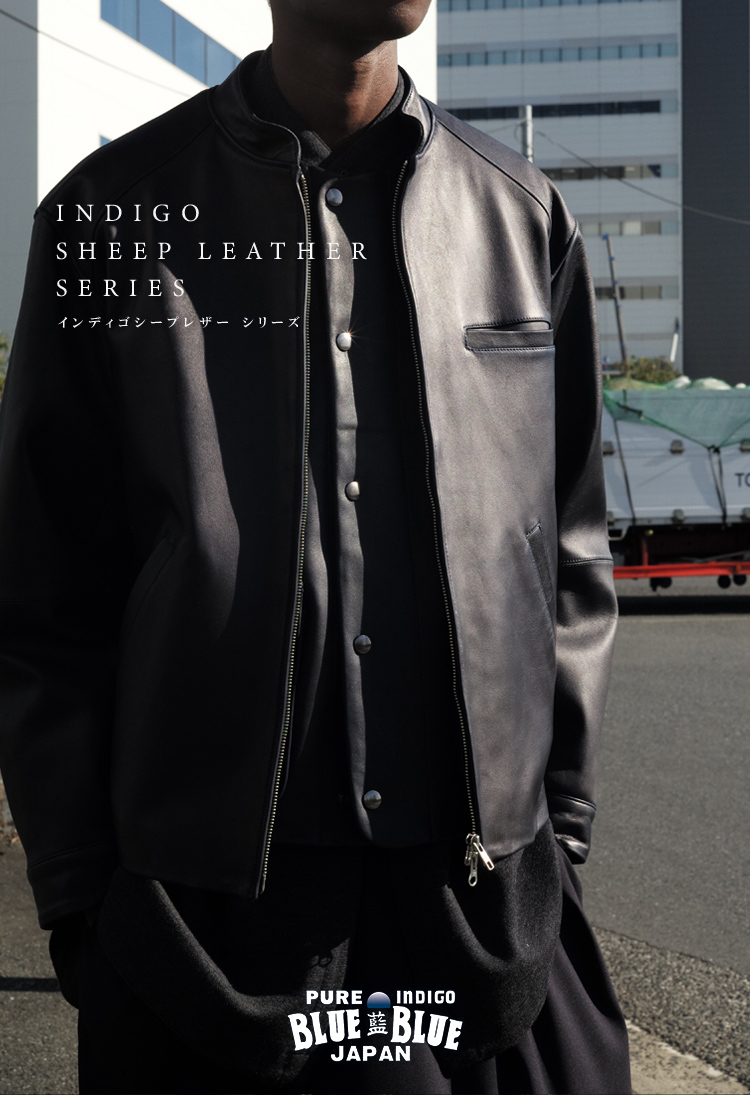 INDIGO SHEEP LEATHER SERIES | インディゴシープレザー | BLUE BLUE JAPAN | ブルーブルー ジャパン