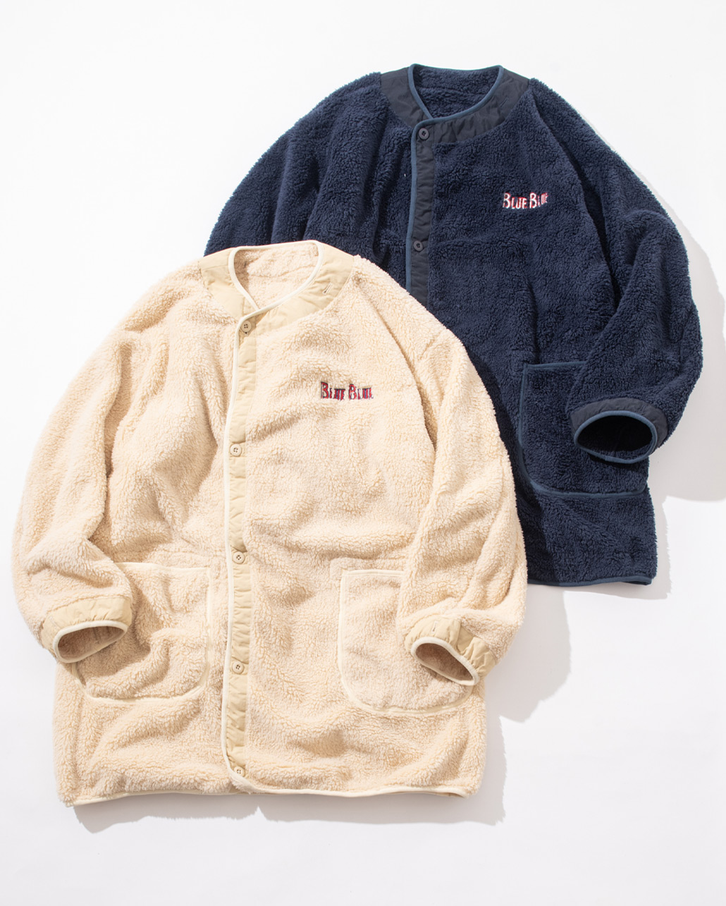 GYMMASTER × BLUE BLUE FLEECE LINER JACKET　シルエット | BLUE BLUE | ブルーブルー