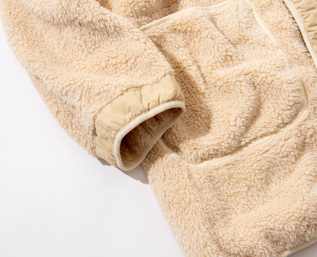 GYMMASTER × BLUE BLUE FLEECE LINER JACKET　ディティール  | BLUE BLUE | ブルーブルー