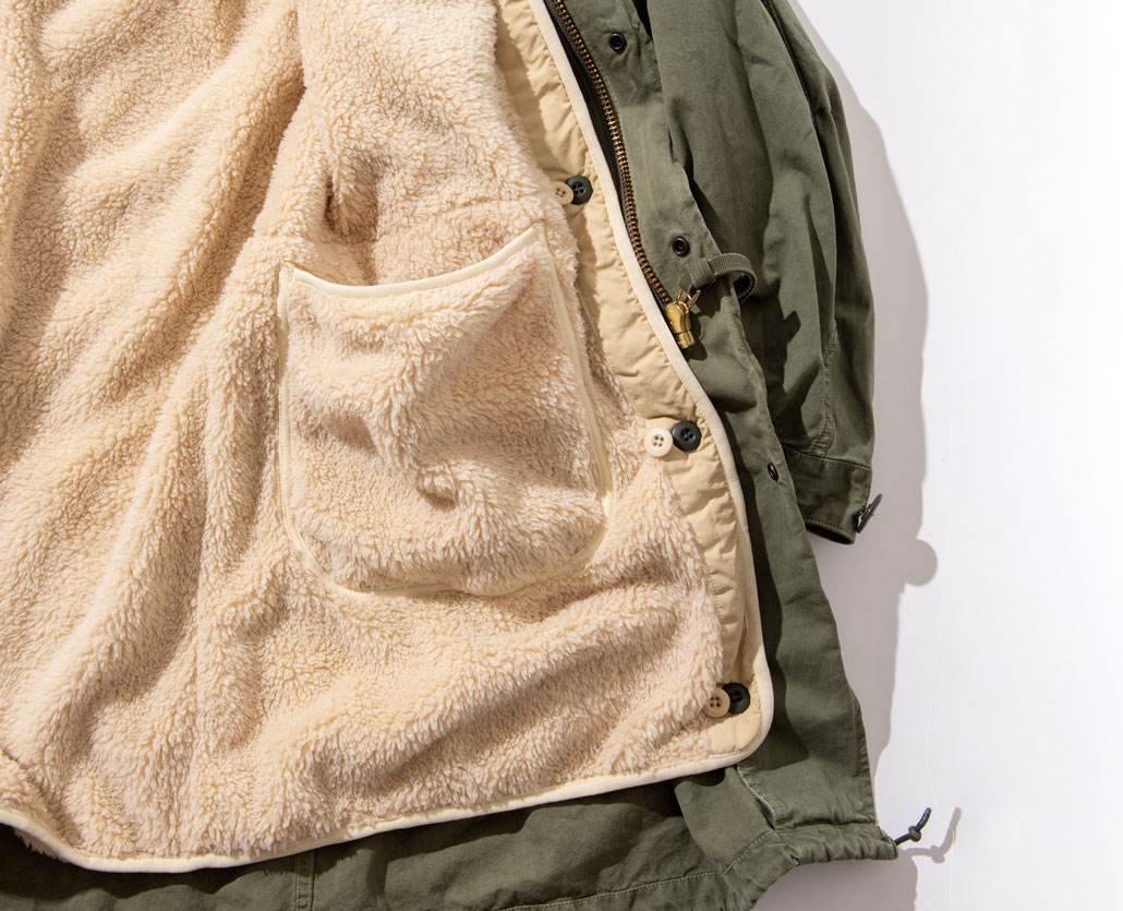 GYMMASTER × BLUE BLUE FLEECE LINER JACKET　エクスクルーシブ | BLUE BLUE | ブルーブルー