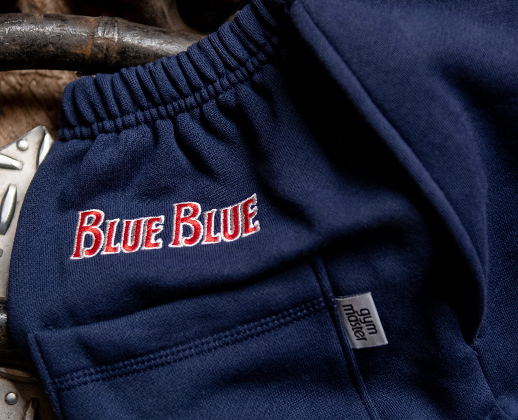 FLEECE LINING SWEAT PANTS | BLUE BLUE | ブルーブルー
