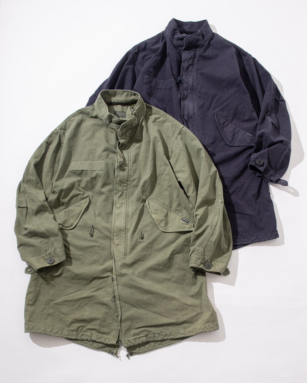 VINTAGE TUSSAR FISHTAIL COAT | BLUE BLUE | ブルーブルー