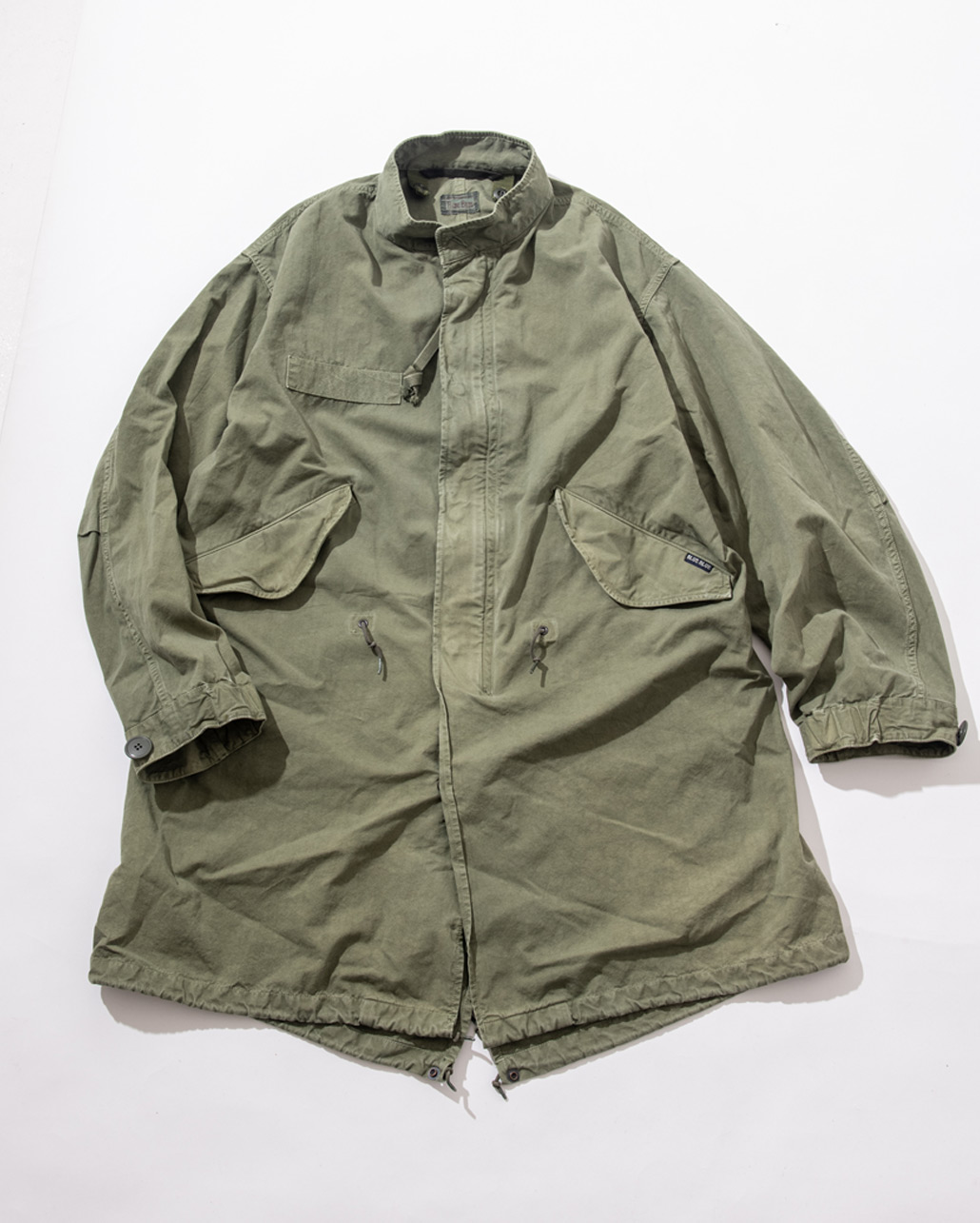 VINTAGE TUSSAR FISHTAIL COAT | BLUE BLUE | ブルーブルー