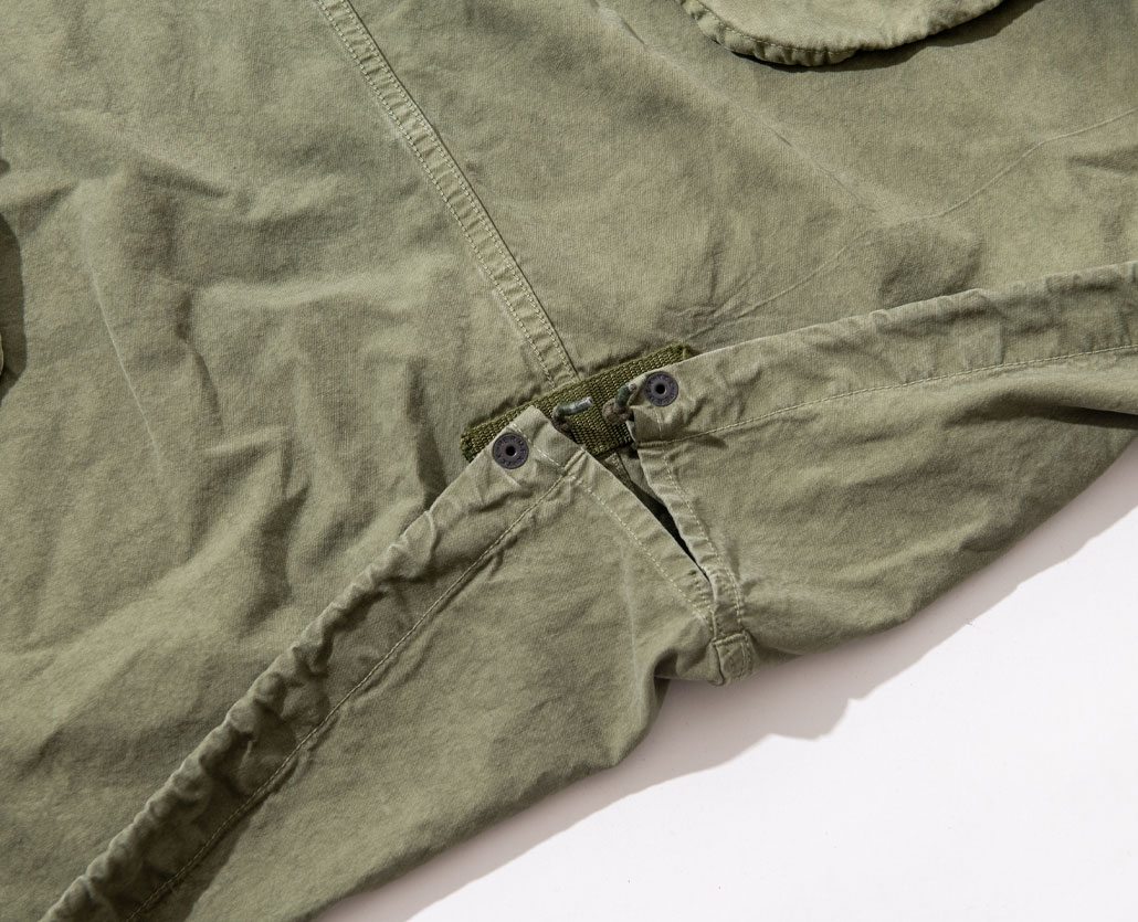 VINTAGE TUSSAR FISHTAIL COAT | BLUE BLUE | ブルーブルー