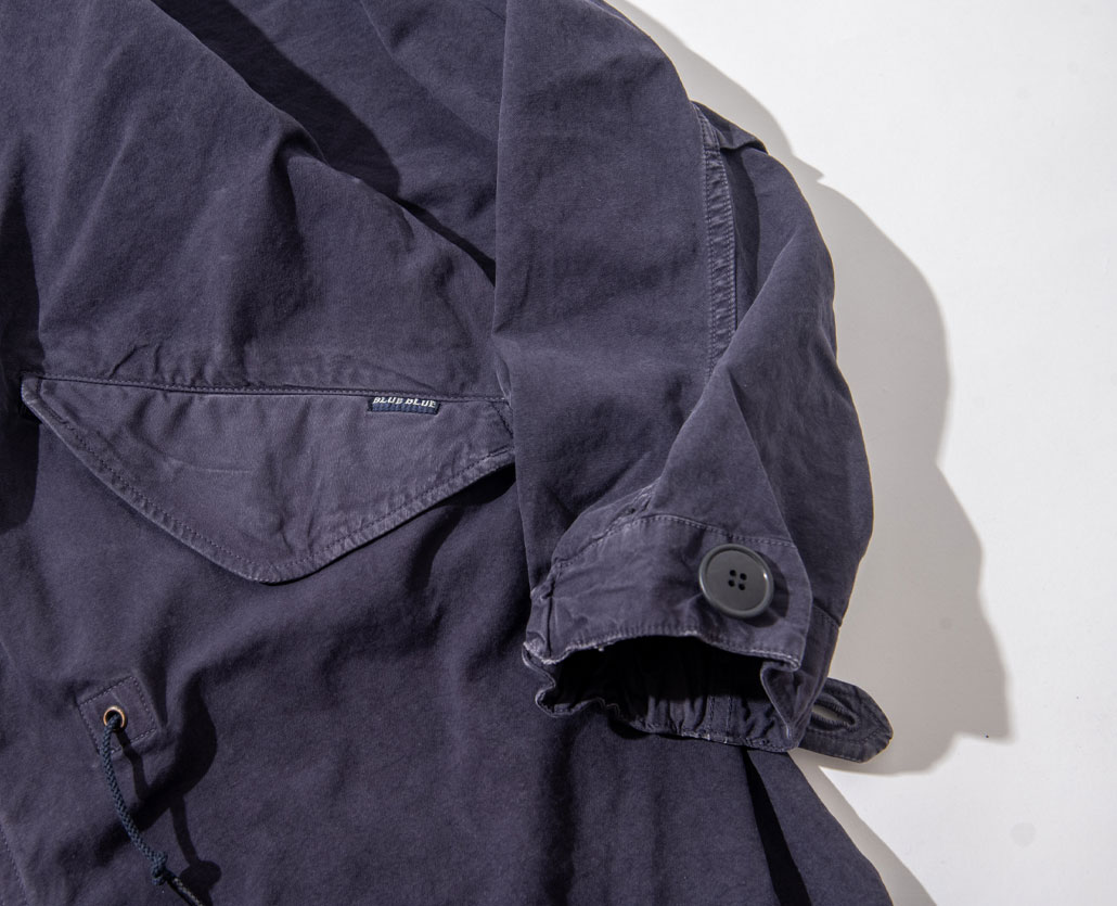 VINTAGE TUSSAR FISHTAIL COAT | BLUE BLUE | ブルーブルー