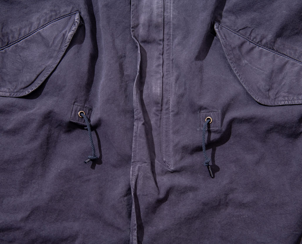 VINTAGE TUSSAR FISHTAIL COAT | BLUE BLUE | ブルーブルー