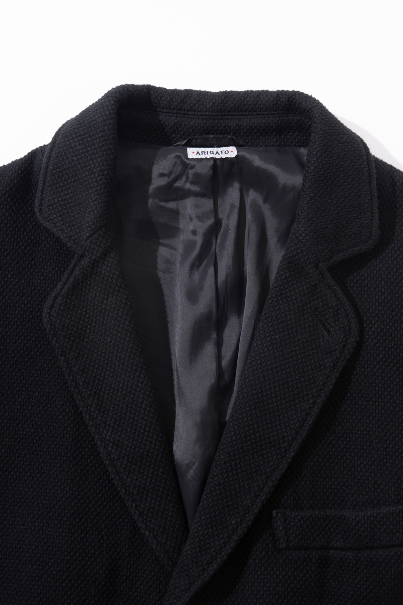 ニジュウオリサシコ ダークブラック テーラードジャケット