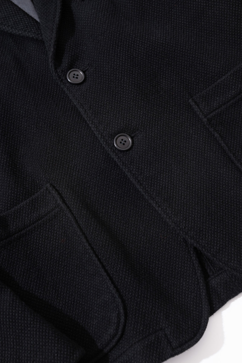 ニジュウオリサシコ ダークブラック テーラードジャケット