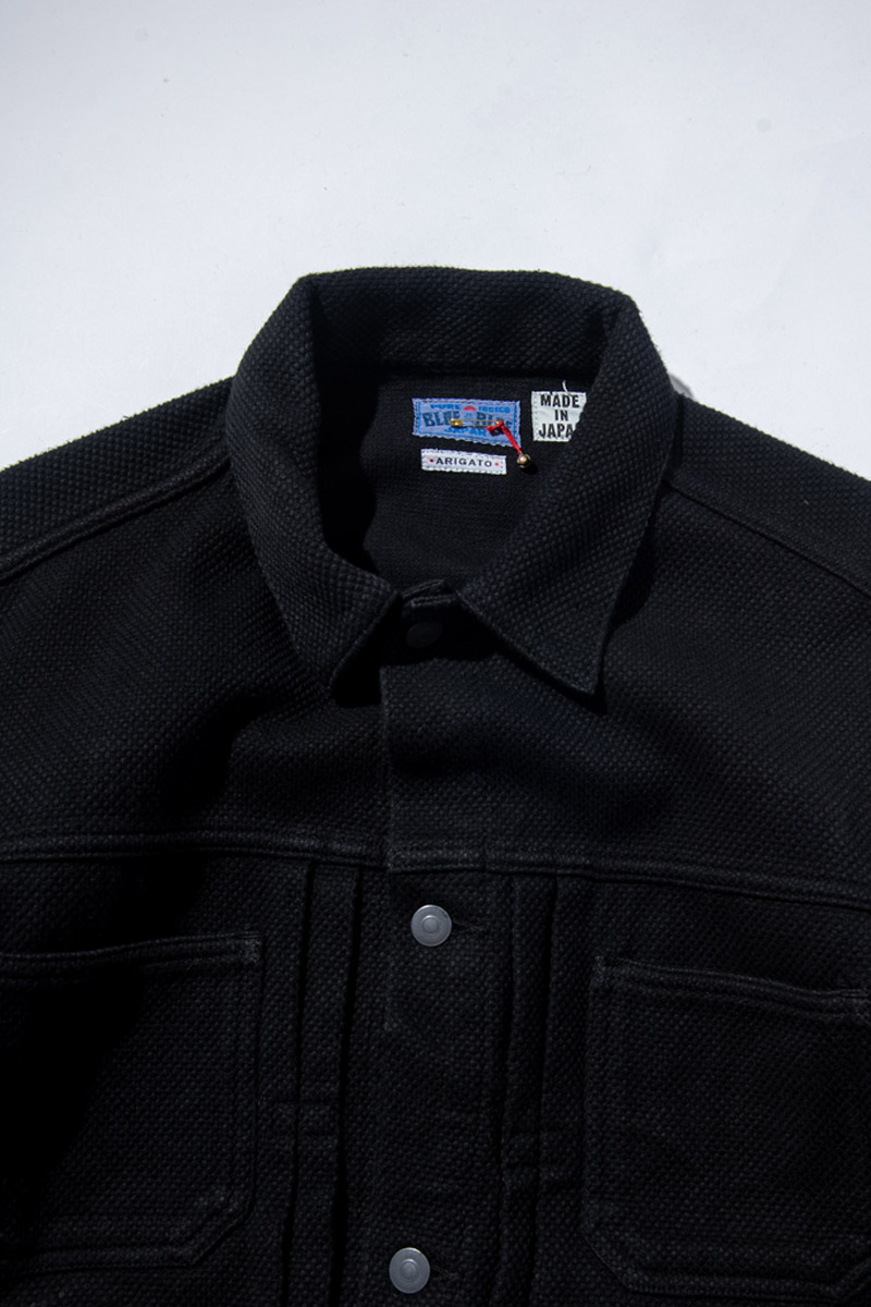 ニジュウオリサシコ ダークブラック トラッカージャケット