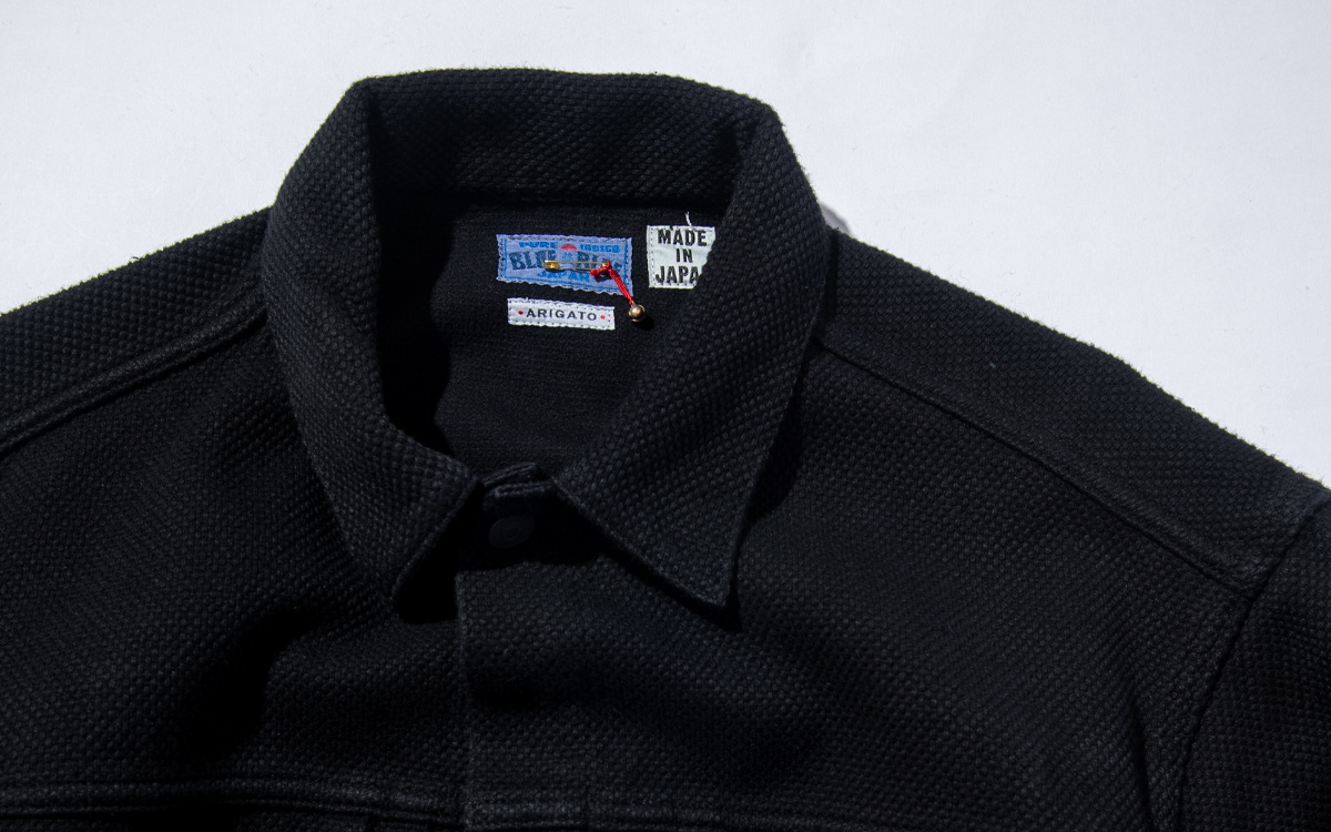 ニジュウオリサシコ ダークブラック トラッカージャケット