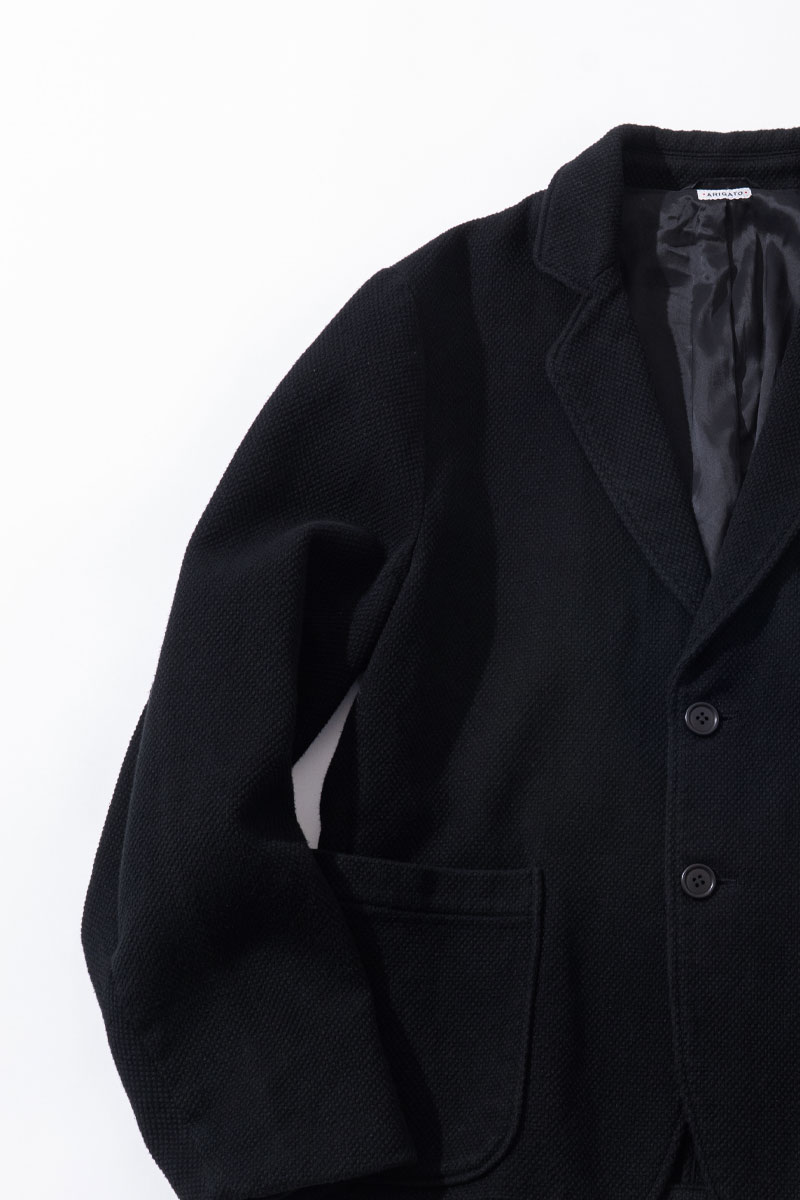 ニジュウオリサシコ ダークブラック テーラードジャケット | BLUE BLUE JAPAN | ブルーブルー ジャパン