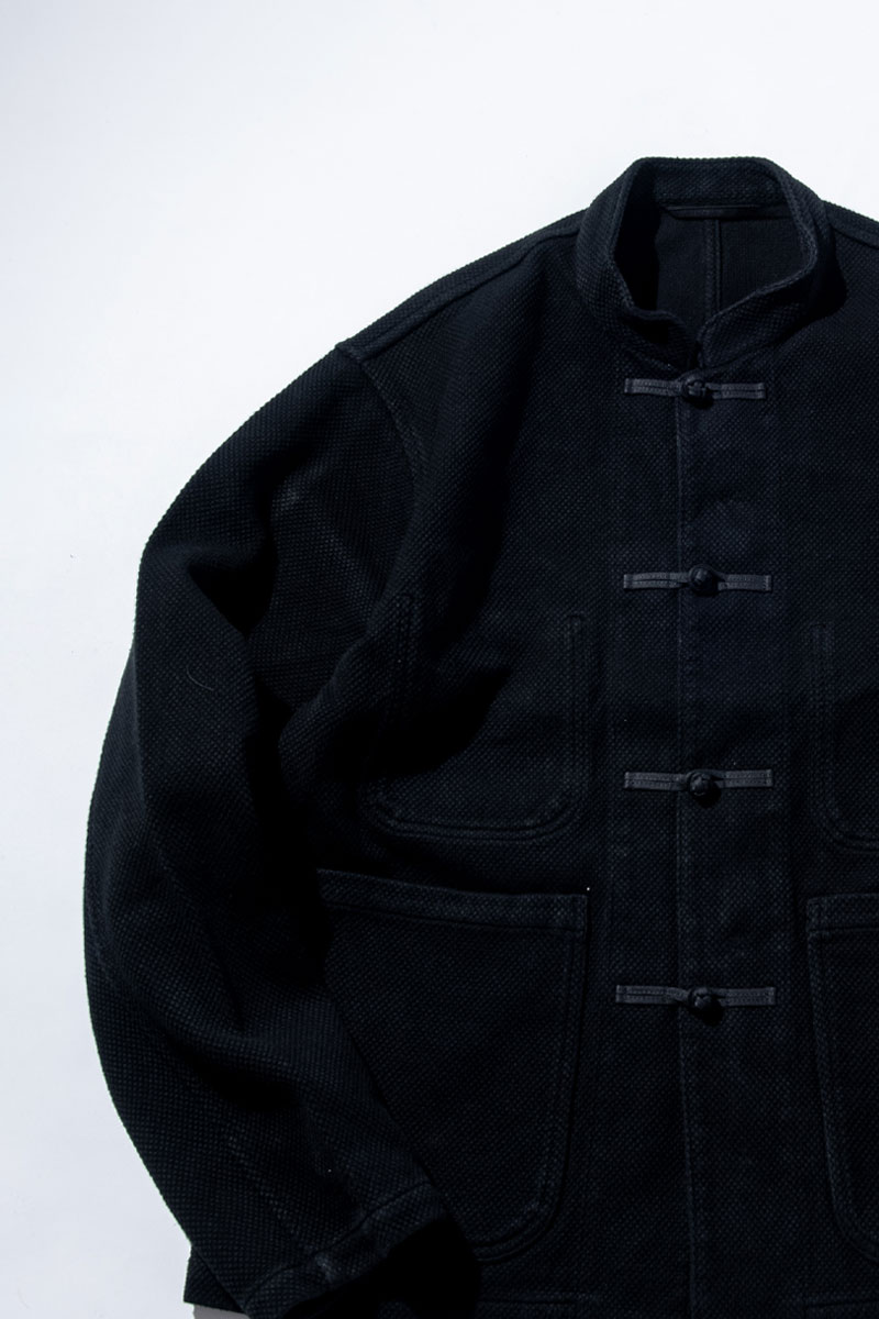 ニジュウオリサシコ ダークブラック オリエンタルジャケット | BLUE BLUE JAPAN | ブルーブルー ジャパン