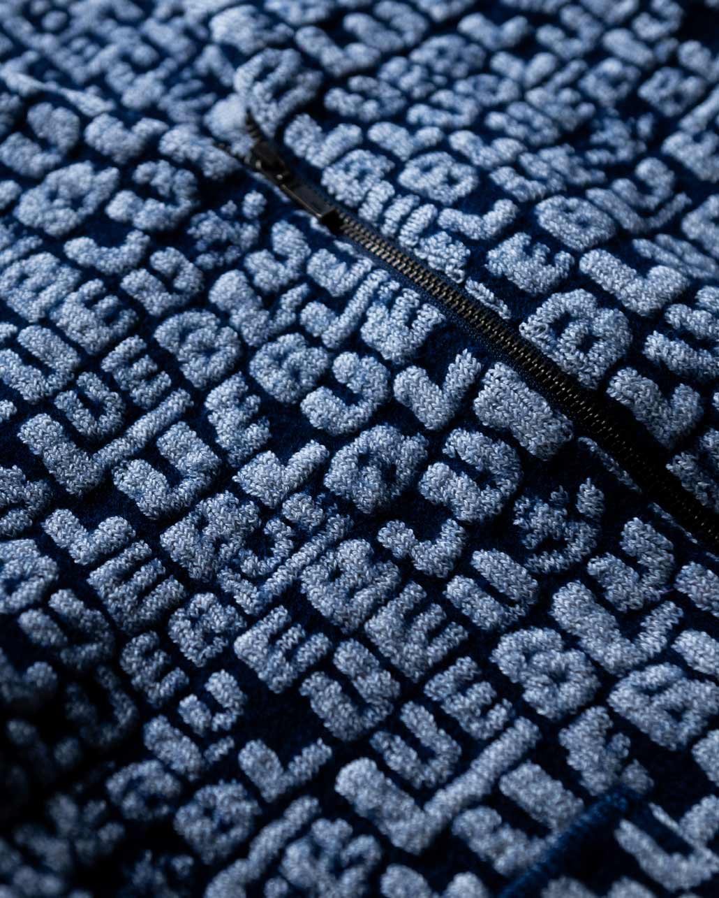 ランダムBLUE ジップカーディガン | BLUE BLUE | ブルーブルー