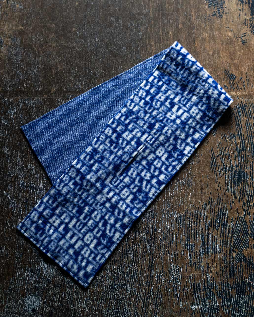 ランダムBLUE ブラシュドウールマフラー | BLUE BLUE | ブルーブルー