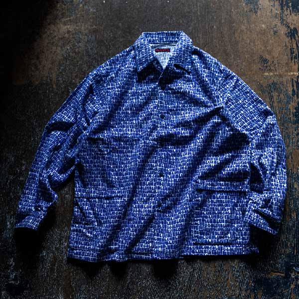 VINTAGE TUSSAR FISHTAIL COAT | BLUE BLUE | ブルーブルー