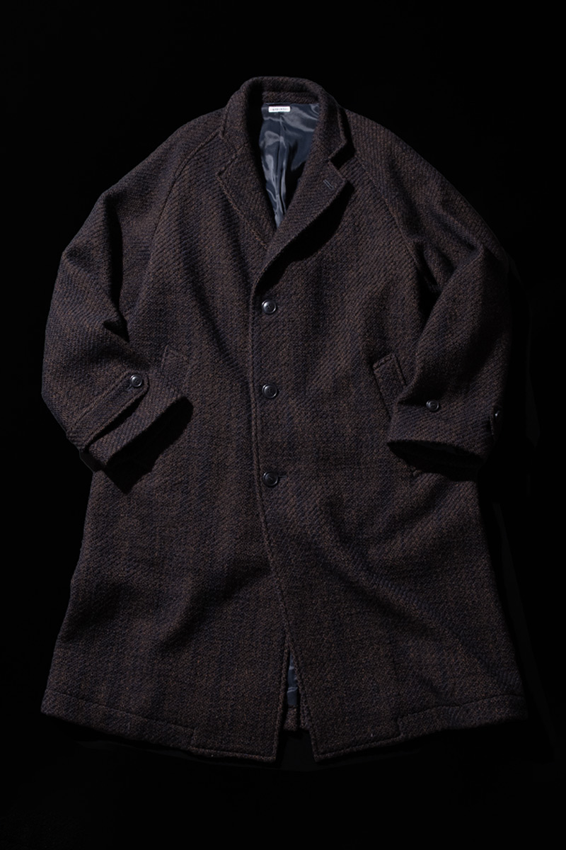 ROVING TWEED CHESTER COAT｜BLUE BLUE JAPAN | ハリウッドランチ