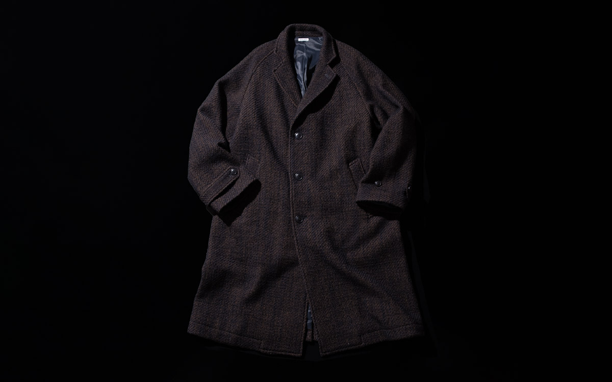 ROVING TWEED CHESTER COAT｜BLUE BLUE JAPAN | ハリウッドランチ