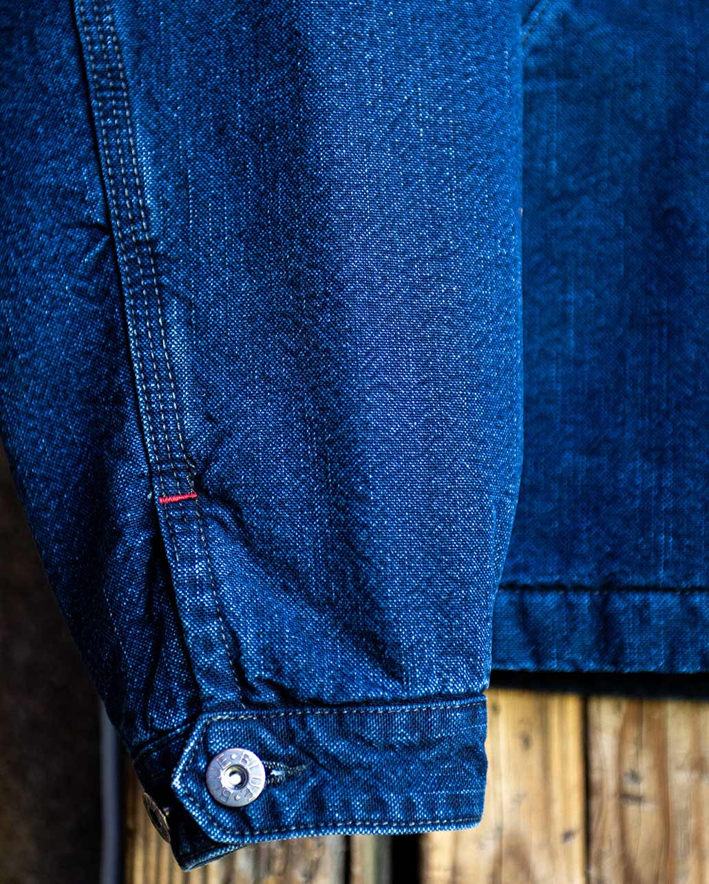 INDIGO DUCK QUILT LINER SHORT ZIP JACKET | BLUE BLUE | ブルーブルー