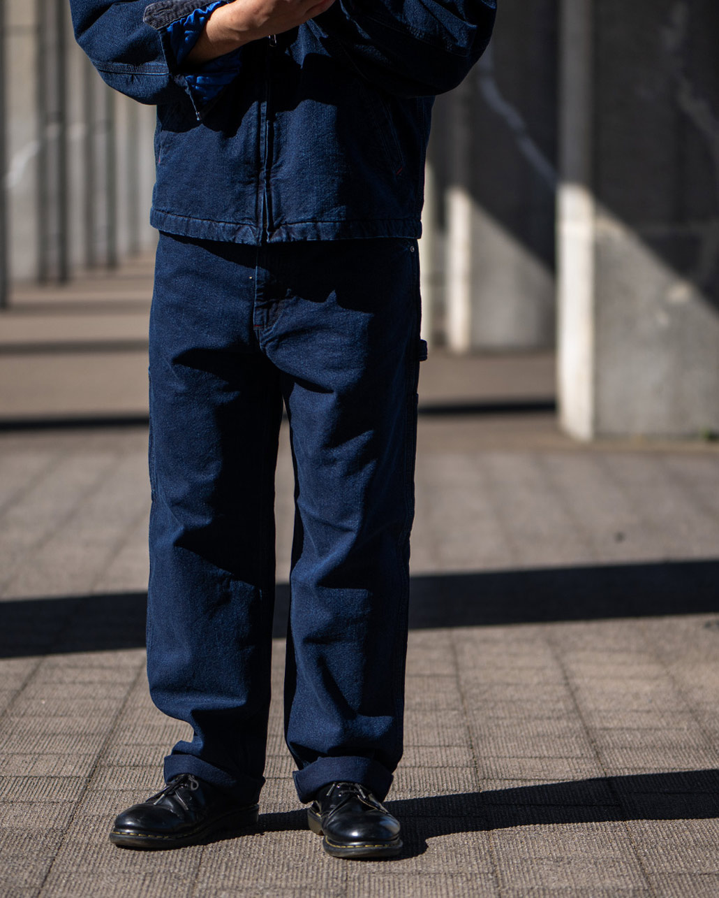 VINTAGE TUSSAR FISHTAIL COAT | BLUE BLUE | ブルーブルー