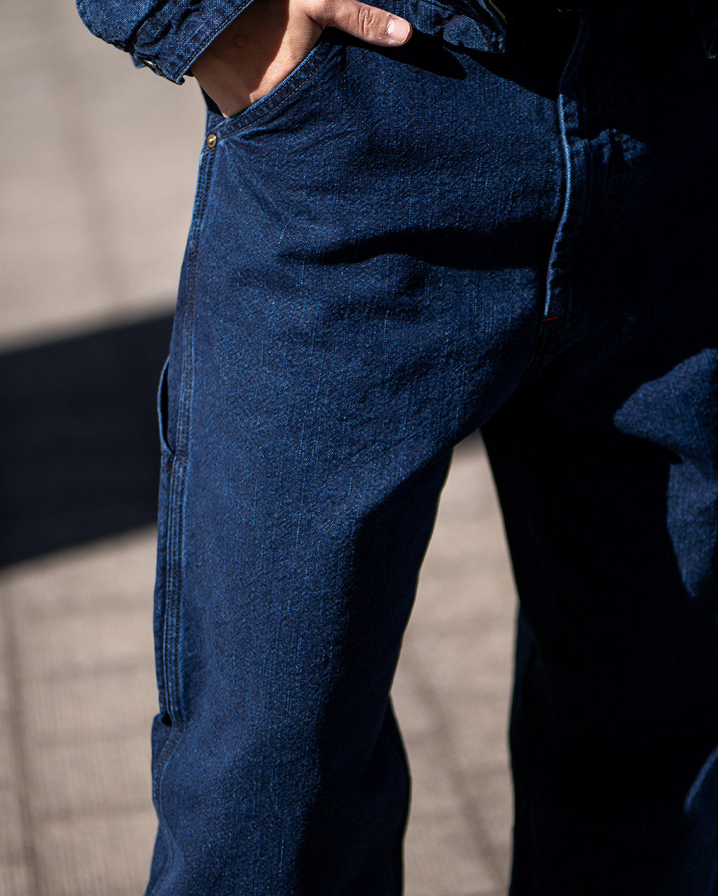 VINTAGE TUSSAR FISHTAIL COAT | BLUE BLUE | ブルーブルー