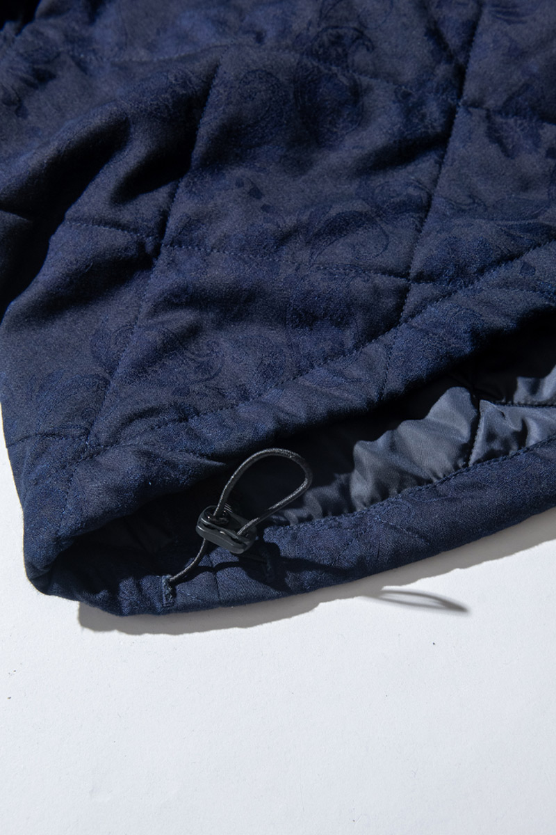 インディゴツジガハナ キルティングスカート