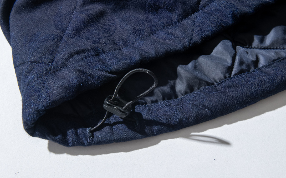 インディゴツジガハナ キルティングスカート